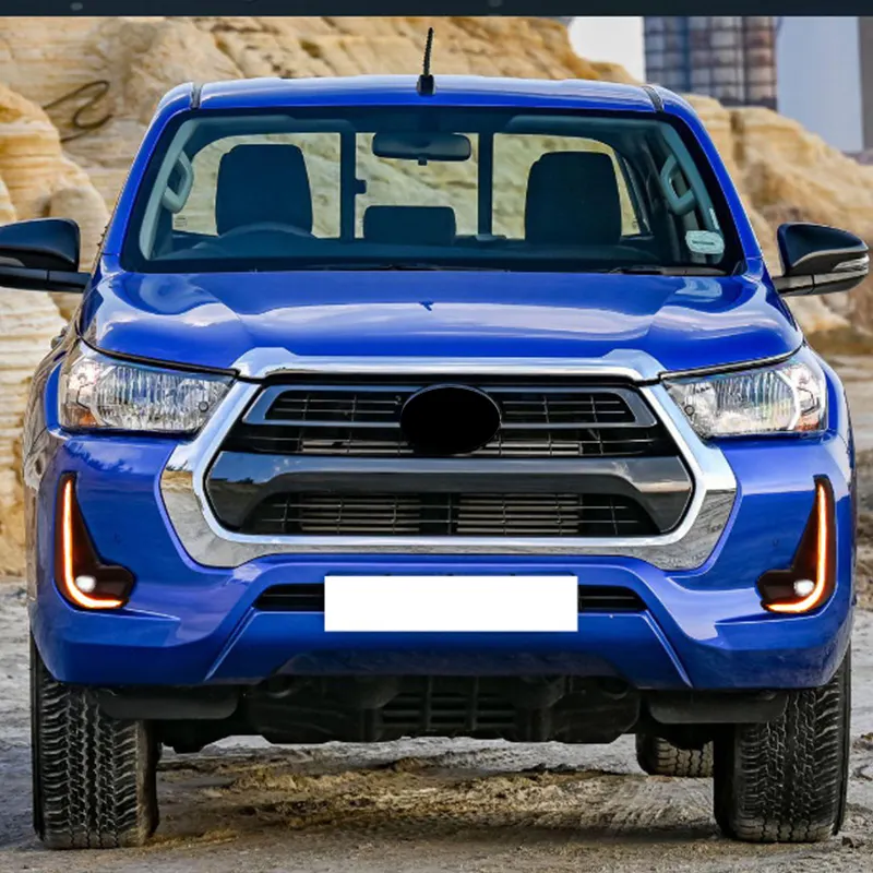 도요타 hilux Revo 로코 2020 2021 안개등 고비슨 자동차 액세서리 전면 안개등 주간 주행 등