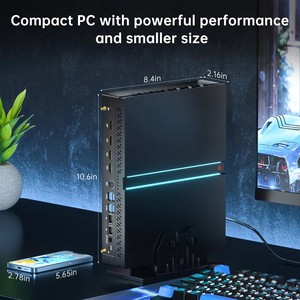 新しい小型コンピューターホストコンピューターwifi Intel I5 13400F I7 13700F 13900F RTX4070ゲームゲーマーデスクトップコンピューター用12GBミニPC - Product Image 6