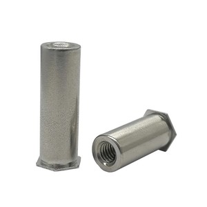 Промышленный латунный сплав BSO, самозаклинивание, заклепка с оцинковкой, заклепка с заклепками с гайкой для нанесения знака