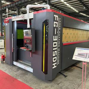 Станок для лазерной резки SUDA, заводской высокопроизводительный FG3015DH, 6000 Вт, волоконный лазерный резак с кодировщиком для обработки листового металла - Product Image 2