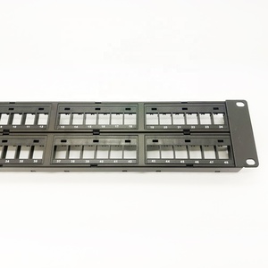 Panel de parche utp cat6, nuevo, tipo amp/commscope, 48 puertos
