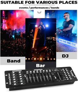 U'King Mini operatore DMX192 controllo luce del canale Console DMX 512 palco Controller di illuminazione - Product Image 5
