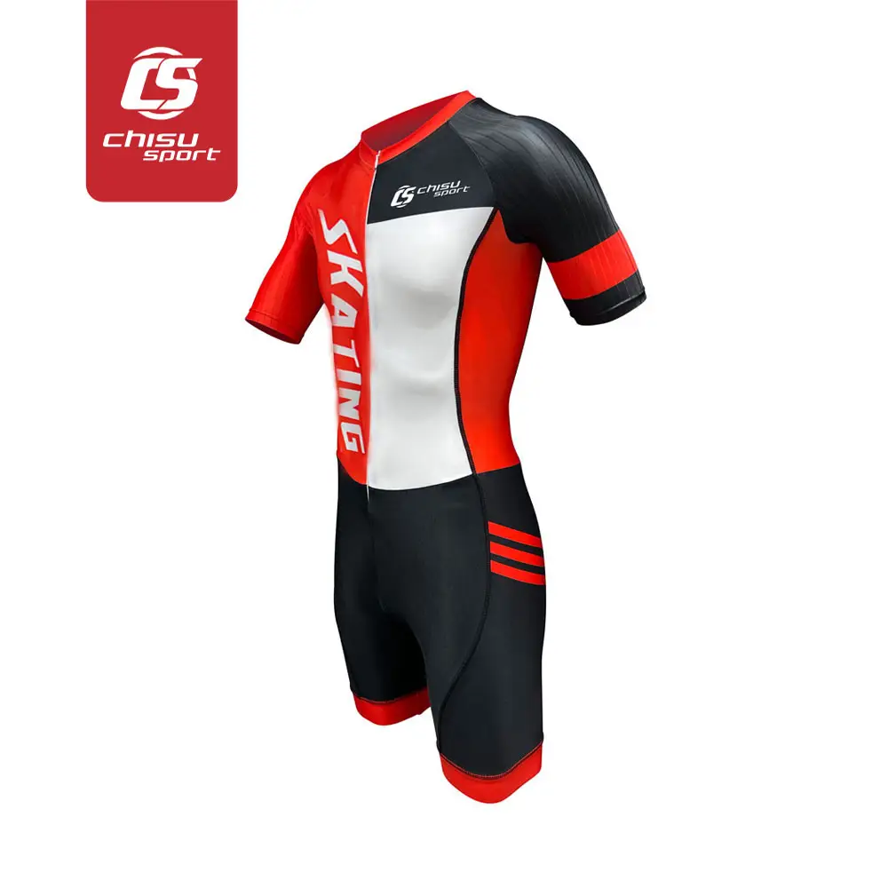 Custom feito patinação de velocidade terno Racing Suit Speed Inline Roller Skate Triathlon Roupas Patinação Macacão