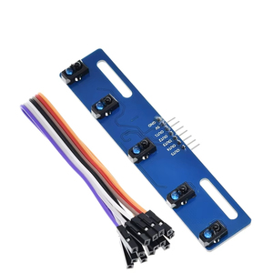 RNSbot MH-ET LIVE 5-Kanal-Infrarot-Reflektorsensor TCRT5000 KIT 5-Wege/Straße IR Photo elektrischer Schalter Barrier Line Track Module