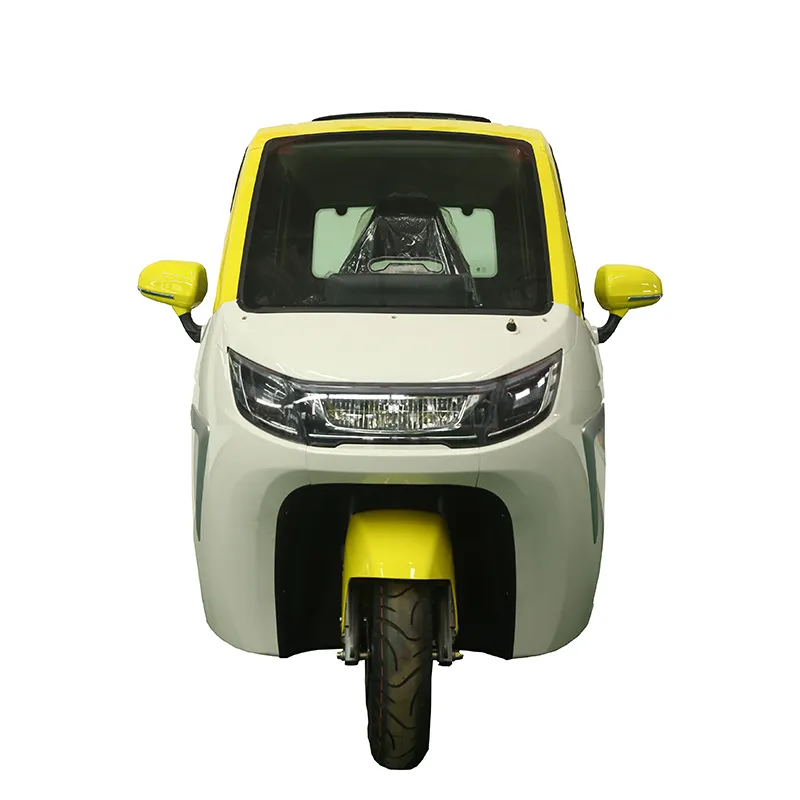 Gesloten Zonne-Energie Handel 1000W Roadster Motorfiets Elektrische Passagier Trike Automaat