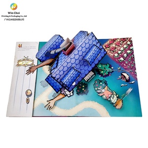 伊米纸定制艺术纸儿童折叠书3d弹出式故事书儿童教育学习 - Product Image 4