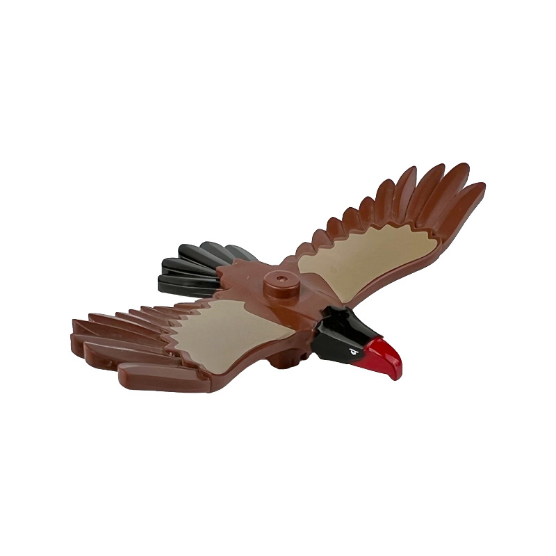 1 águila marrón y negra