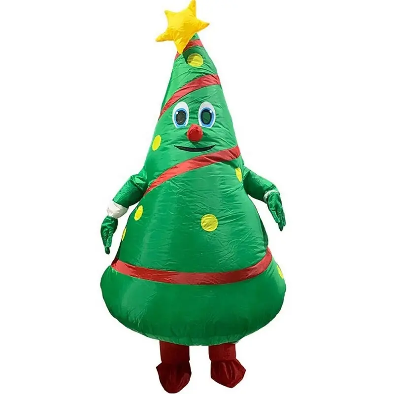 Lustige aufblasbare Kostüm Weihnachts baum Kleidung Cosplay Requisiten