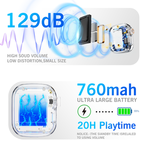 רמקול בלוטות' נייד לביש עם שיחות ללא ידיים, עמיד למים בתקן IP68, 10 שעות ניגון, פונקציית 1+N, 6.0BT - Product Image 4