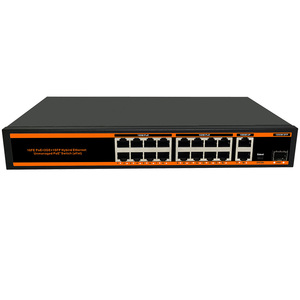 Full Gigabit 16 Ports Fast <strong>Ethernet</strong> PoE PSE Switch for Networking Data Transmission Power Over <strong>Ethernet</strong>