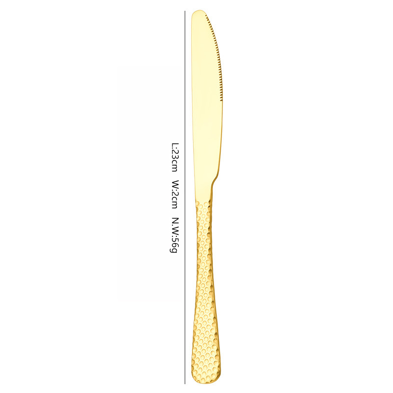 Gold Dinner Knife