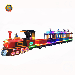 2020 yeni tasarım turistik cazibe klasik mini yol izsiz thomas tren yolculuğu satılık - Product Image 6