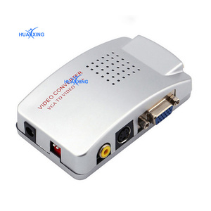 Adaptador de señal Universal NTSC PAL VGA a TV AV RCA, caja de interruptor de vídeo compuesta para ordenador, portátil y PC - Product Image 3