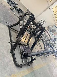 ASJ-MS624 2025 ISO Leg Press Commercial Grade Plate Loaded Adjustable Leg Press Machine with Extra Plate Storage - Product Image 2