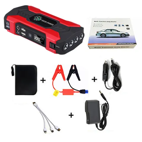 Nieuw Uitgebracht 12000Mah Lithium Batterij Jumper Booster Jump Auto Starter Noodhulp Auto Mobiele Voeding