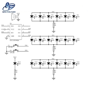 Windmill Flashing Electronic Circuit <strong>Diagram</strong> MCU Production Rotating <strong>Light</strong> DIY Electronic Kit Electronic Build Kits Diy - Product Image 5