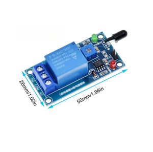 5V Flammens ensor modul Relais modul 2 in 1 Brandmelder sensor IR-Infrarot-Flammen erkennungs sensor Leiterplatte - Product Image 1