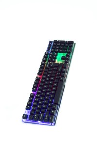 Game Mechanical Feel 104 <strong>Keys</strong> Pc Gaming Rgb Office <strong>Computer</strong> <strong>Keyboard</strong> Wired Usb <strong>Keyboards</strong> Colorful Backlight <strong>Keyboard</strong> - Product Image 5