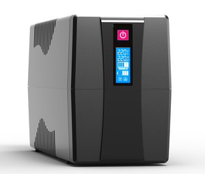 Fuente de alimentación ininterrumpida UPS interactiva de línea de 650VA para PC, computadora, escritorio, uso doméstico, sistemas de respaldo de energía para el hogar - Product Image 1