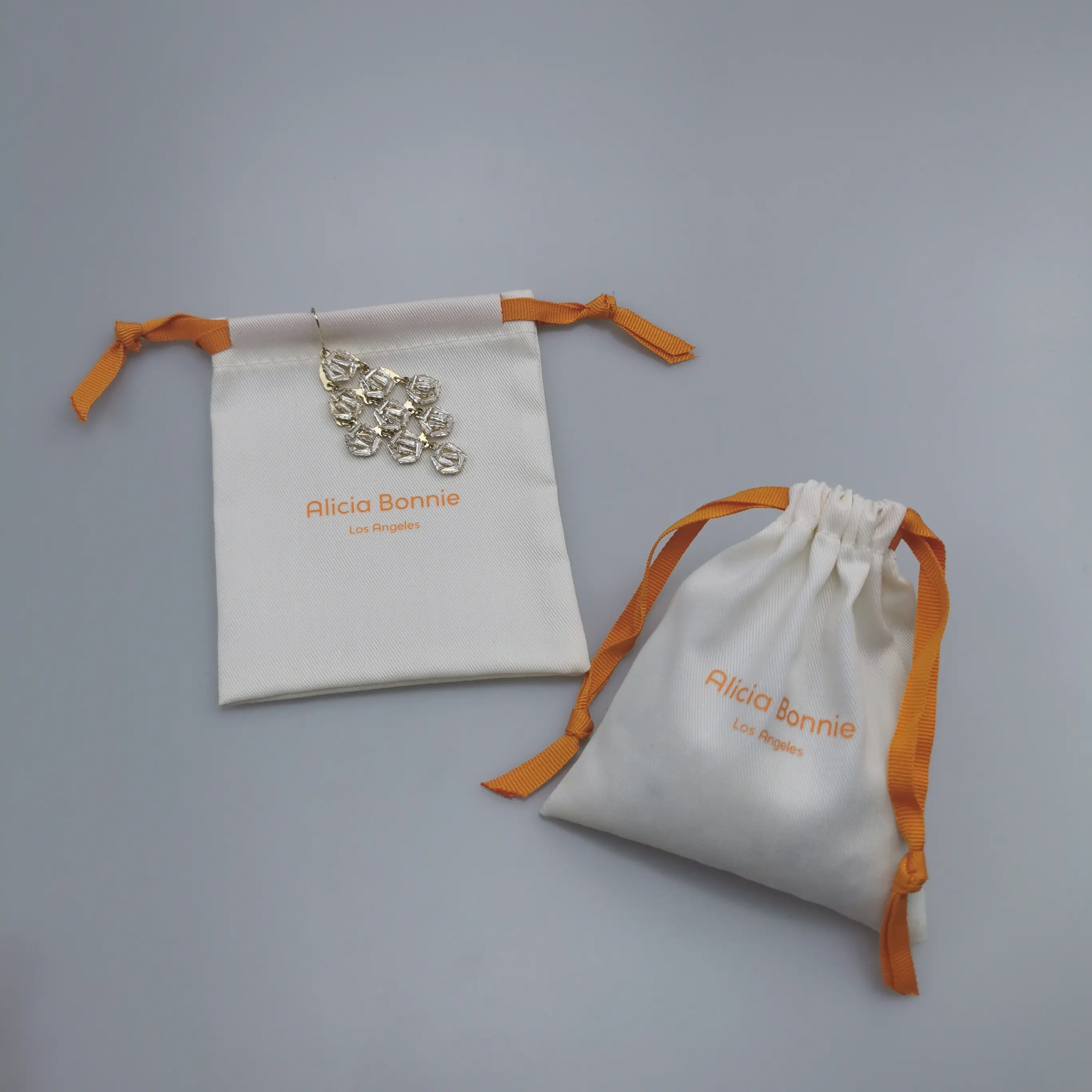 Mini sacchetti cosmetici in tela di cotone o borsa per gioielli con stampa personalizzata