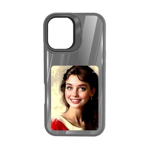 IPhone 16 için DIY anti-damla mürekkep koruyucu kapak NFC ekran projeksiyon deri doku ile Lens tutucu içerir dört renk durumda - Product Image 6