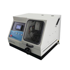 Metallographic Cutting <strong>Machine</strong> Q-100B Abrasive Cutting Saw Customized with X-axle and Cabinet - Product Image 3