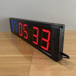 LED digitale grande intervallo programmabile palestra Timer orologio da parete conto alla rovescia gara boxe Timer - Product Image 6
