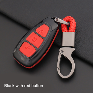 Carbon Fiber Remote Control Car Keychain <strong>Key</strong> Cover Case for <strong>Ford</strong> Focus MK3 MK4 Kuga Escape Ecosport New Fiesta Smart <strong>Key</strong> - Product Image 3