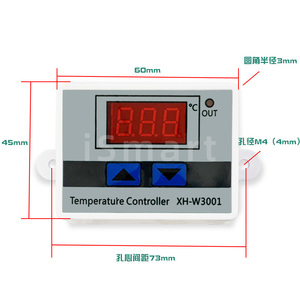 XH-W3001 Digital <strong>Control</strong> <strong>Temperature</strong> Microcomputer Thermostat Switch Thermometer New Thermoregulator 12V/24V/220V 10A - Product Image 4