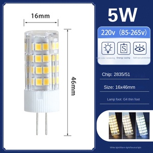 G9 seramik taban ampul 5W 7W 9W 12W LED ışık vurgulamak mısır lamba boncuk yüksek gerilim 220V sabit akım titreşimsiz kristal ışık - Product Image 6