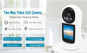 Nueva cámara de monitoreo inteligente con función de videollamada bidireccional y pantalla para monitoreo de ancianos y bebés en el hogar - Product Image 2