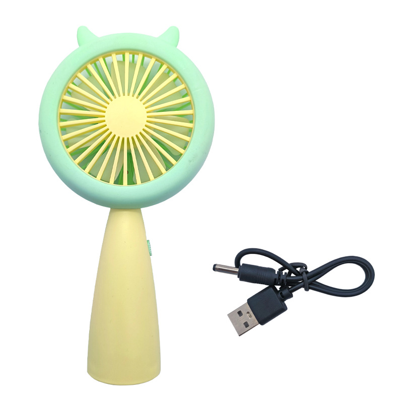 mini ventilateur led jaune