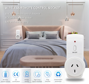 Smart Power <strong>AU</strong> Plug Socket 433.92Mhz Wireless <strong>Remote</strong> Control Contact On/Off Light Switch Socket - Product Image 3