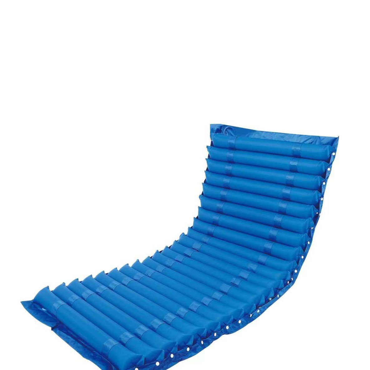 Pompe à air de couchage à plat bleu roi