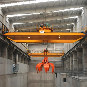 Double Girder <strong>Grab</strong> Bucket Crane 10-20 Ton with Clamshell <strong>Grabs</strong> for Coal/<strong>Ore</strong>/Grain Handling