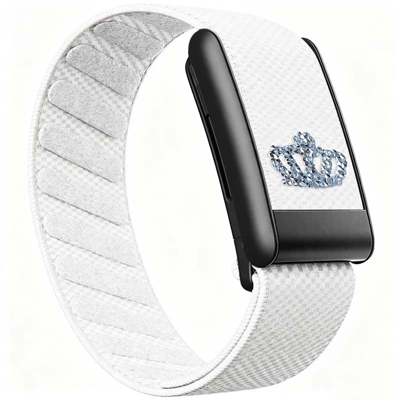 Blue crown-white