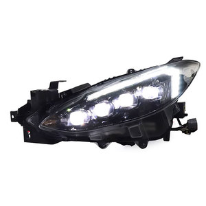 Suitable for 14-19 Mazda <strong>3</strong> Axela Headlights Modification <strong>LED</strong> Daytime Running Light with Crystal Lens and Flowing Turn Signa - Product Image 3
