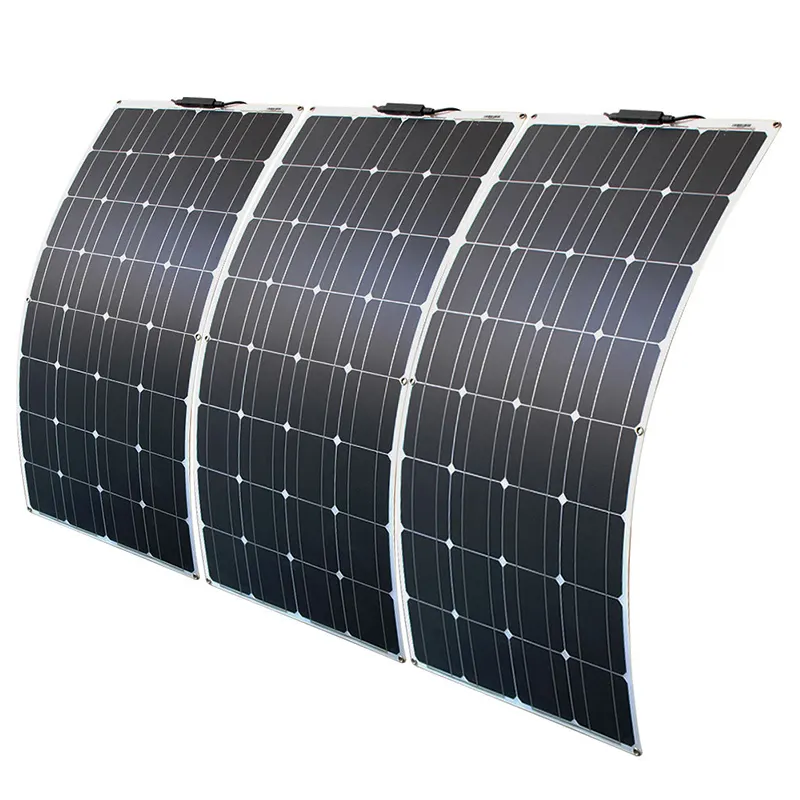 Manufacturer ACTECmax 18V 36V Flexible Solar Panel for Car Roof 100W 200W Powerful for RV New Energy Vehicle 5.5A 11A