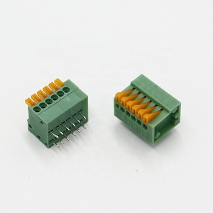 Pcb <strong>Spring</strong> Type Screwless <strong>Terminal</strong> <strong>Blocks</strong> ZB141V 141R 2.54mm - Product Image 3