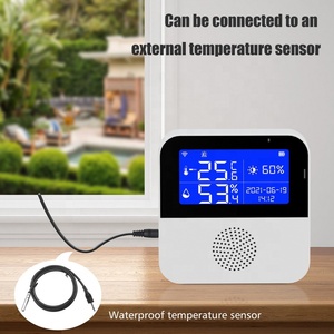 Inalámbrico WiFi Tuya refrigerador congelador Monitor alarmas transmisor registrador de datos sensor de temperatura y humedad interior con sonda - Product Image 4