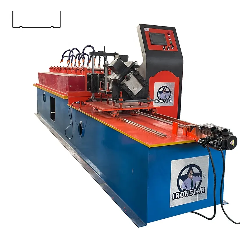 UC UD W O P A L T Omega purlin forming machine stud and track Omega shape profile section light steel keel machine