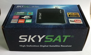 SKYSAT V9 PLUS DVB S2 Digital Satellite Receiver Free to air Support PowerVu,Auto PowerVu,Biss Key SKYSAT V9 Plus - Product Image 5