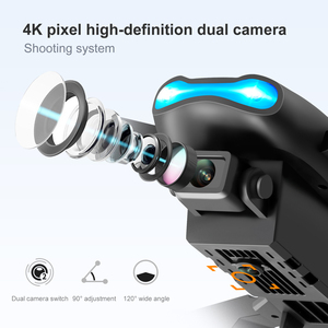 โดรนขนาดเล็กพับได้สำหรับ E99โดรน FPV HD K3โดรนสี่ใบพัดเฮลิคอปเตอร์ของเล่นสำหรับผู้เริ่มต้นด้วยรีโมทคอนโทรลการเชื่อมต่อ WIFI - Product Image 5