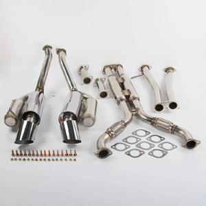 מפלר <span class=keywords><strong>catback</strong></span> פליטה 2003-2009 Nissan <span class=keywords><strong>350z</strong></span> האינפיניטי g35 קופה 4.5 כפול "קצה מאפינס קטנת מתיש מערכת t304 סה" א
