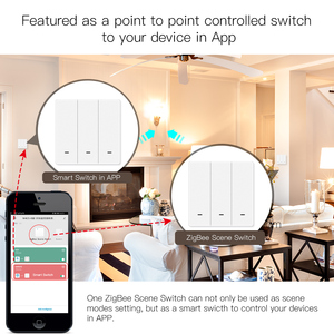 DIY Wireless Zigbee 4 Gang Scenario Battery Powered Button Light <strong>Program</strong> Tuya Smart Life Remote Switch Wifi Scene Switch - Product Image 5