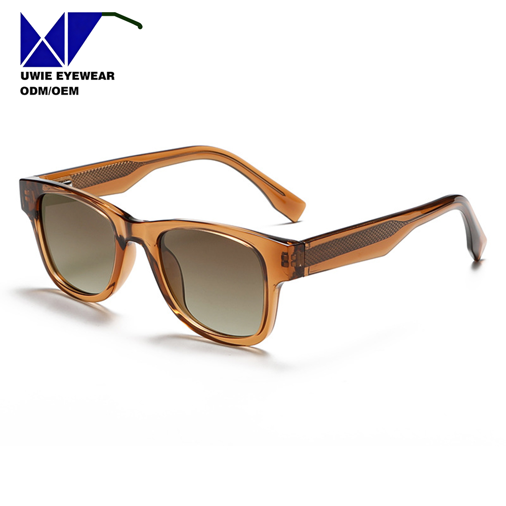 Montura Marrón Transparente, Lente Marrón Degradado