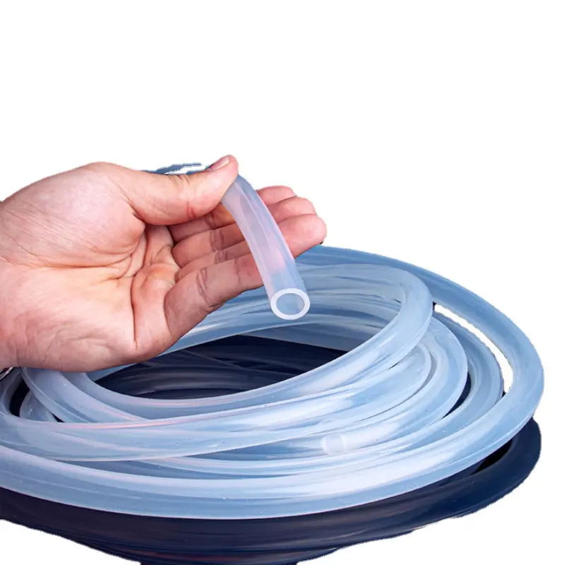 SDPSI1-5M Food Grade Transparent Silicone Hose Rubber Bendable Flexible Capillary Tube Drinking Water Pipes ID0.3-22 mm