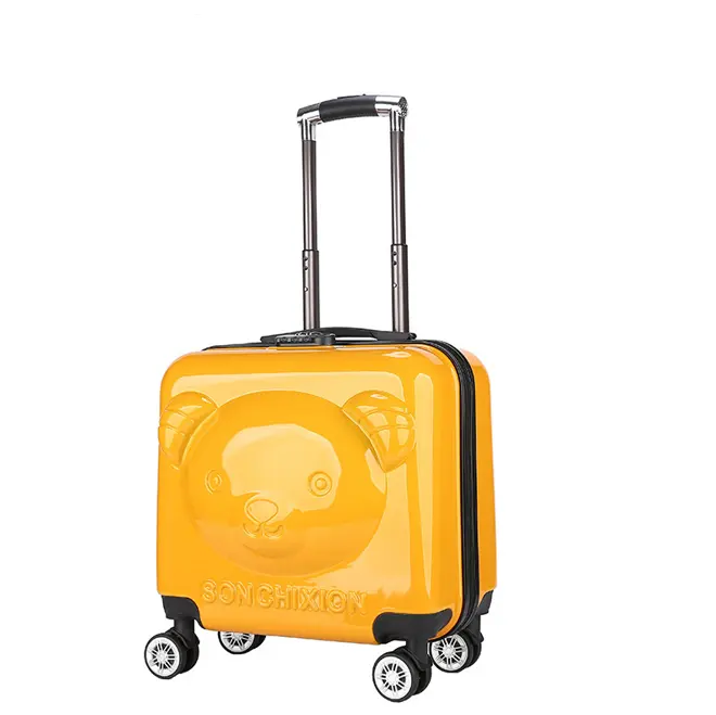 2019 Nieuwe Beer Kid 'S Reizen Trolley Bagage Koffer Trolley Tas Op Wielen Reistas Kinderen Rollende Koffer Voor Jongen