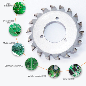 PCB印刷回路基板切断用のPCDスコアリングVカッター丸鋸刃 - Product Image 2
