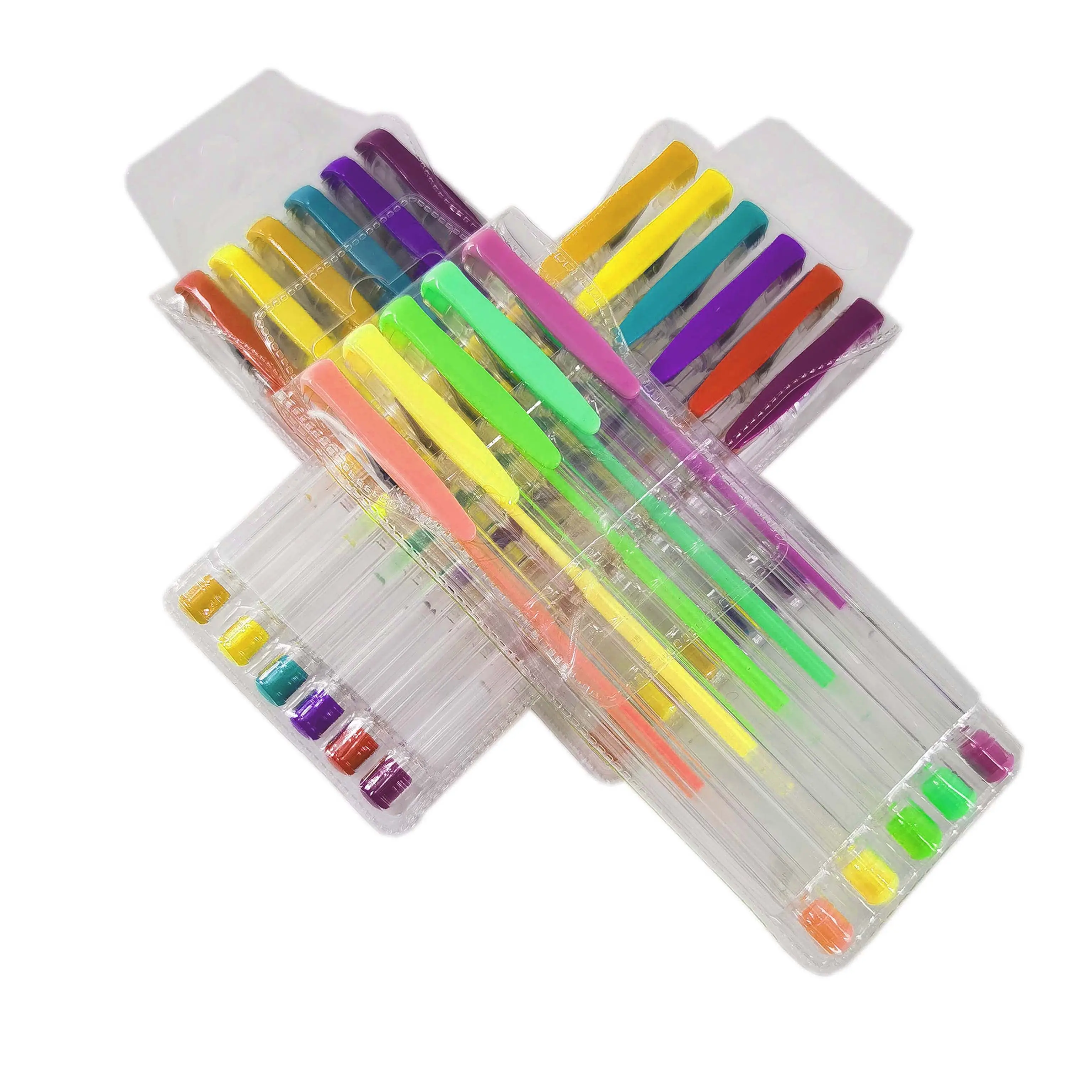 Multicolor 30 Colors Glitter Gel Pens Pack 0.7Mm For Drawing